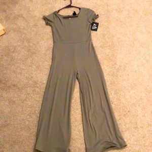 Green jumpsuit